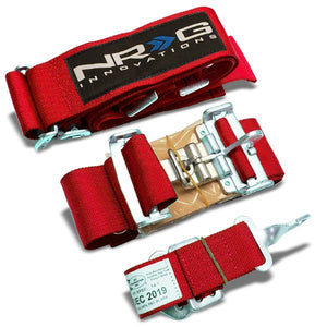 NRG SBH-5PCRD 5-Point Latch Link Red SFI Approved 16.1 Racing Seat Belt Harness-Seats & Components-BuildFastCar