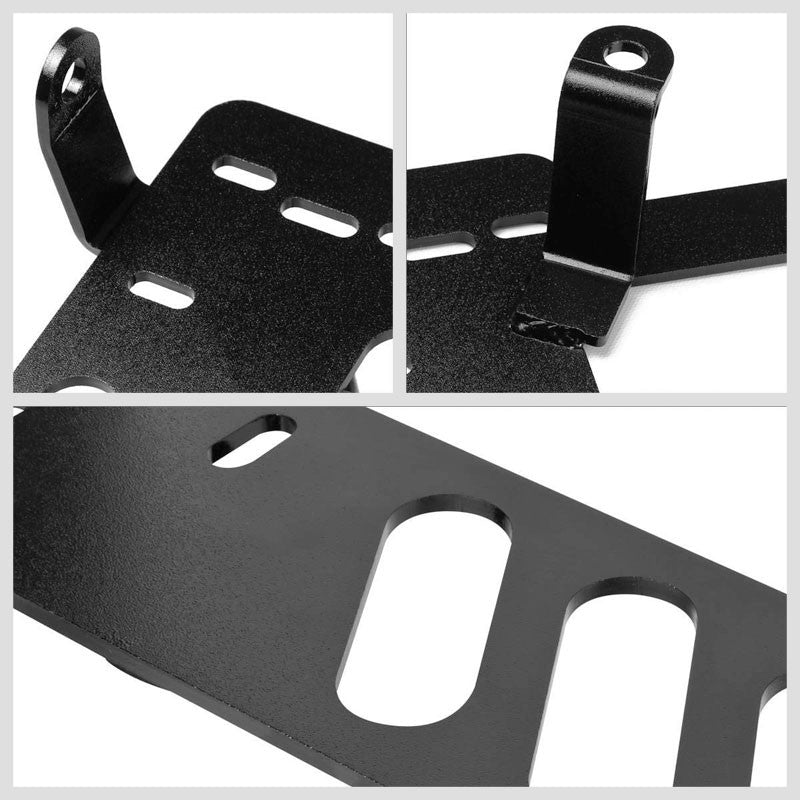 2x Steel Racing Seat Base Mounting Bracket For Jeep 97-06 Wrangler TJ 4.0L/2.4L