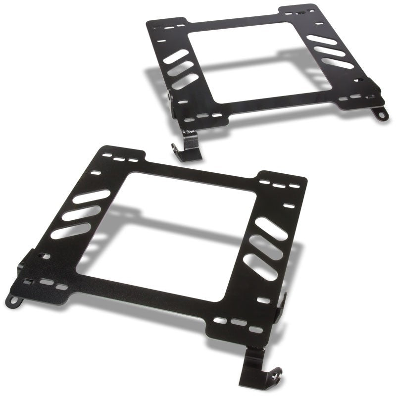 2x Mild Steel Racing Seat Base Mounting Bracket For 02-07 Impreza WRX/STI GD/GG