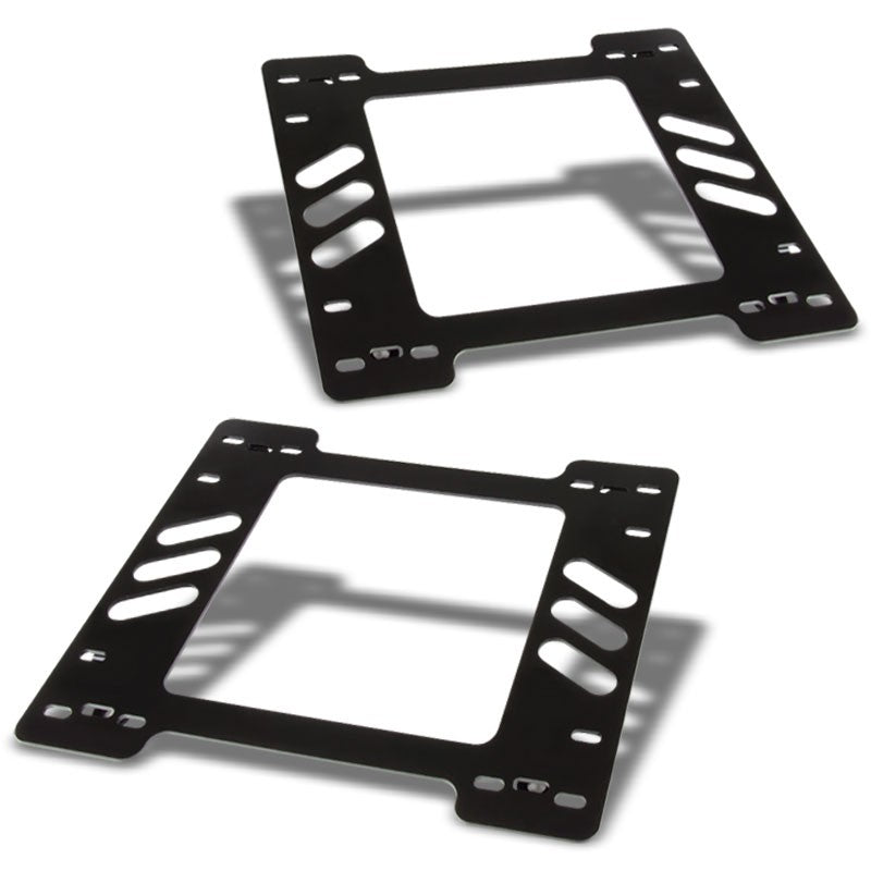 2x Steel Racing Seat Base Mount Bracket For Chevy 78-88 Monte Carlo Coupe V6/V8