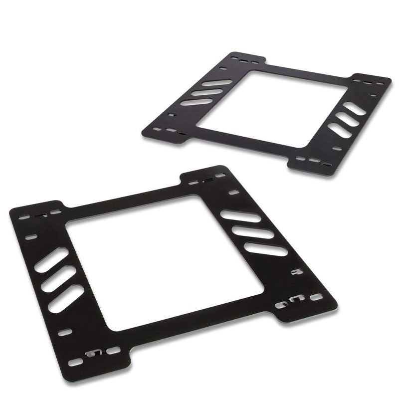 2x Steel Racing Seat Base Mount Bracket For Chevy 78-88 Monte Carlo Coupe V6/V8