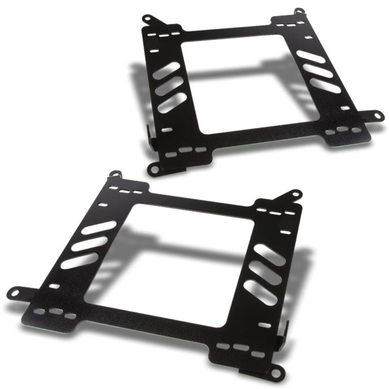 2x Steel Racing Seat Base Mount Bracket Adapter For Ford 00-07 Focus 2.0L/2.3L