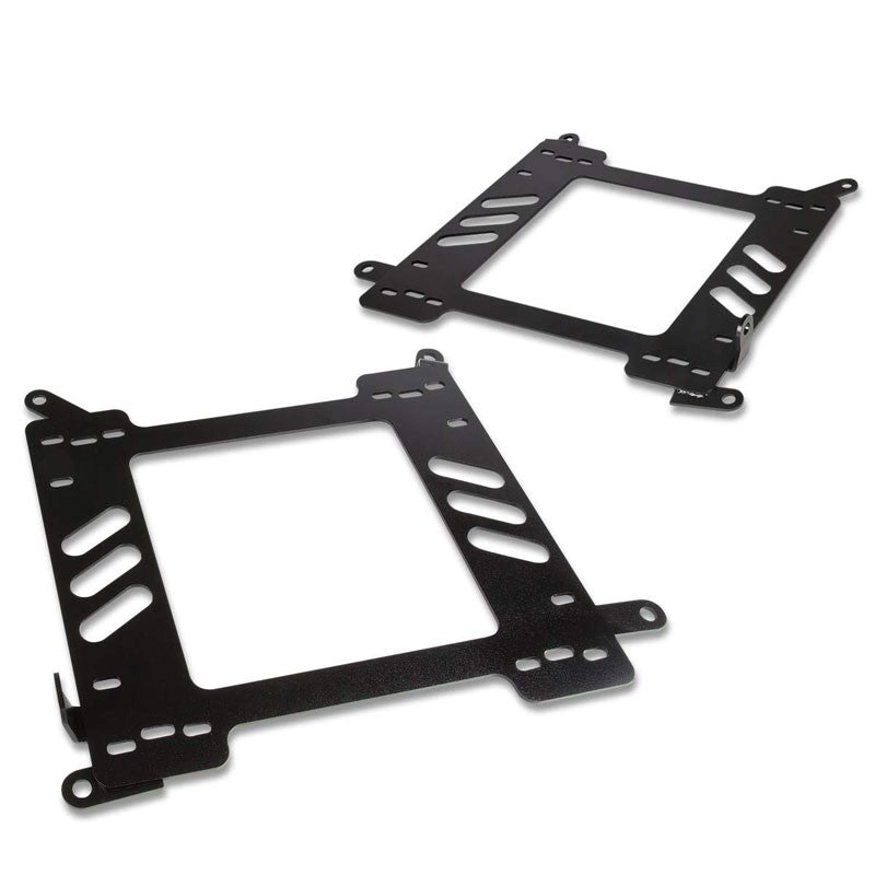 2x Steel Racing Seat Base Mount Bracket Adapter For Ford 00-07 Focus 2.0L/2.3L