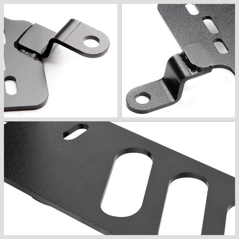 2x Mild Steel Racing Seat Base Mounting Bracket For Chevy 64-72 Chevelle SS396