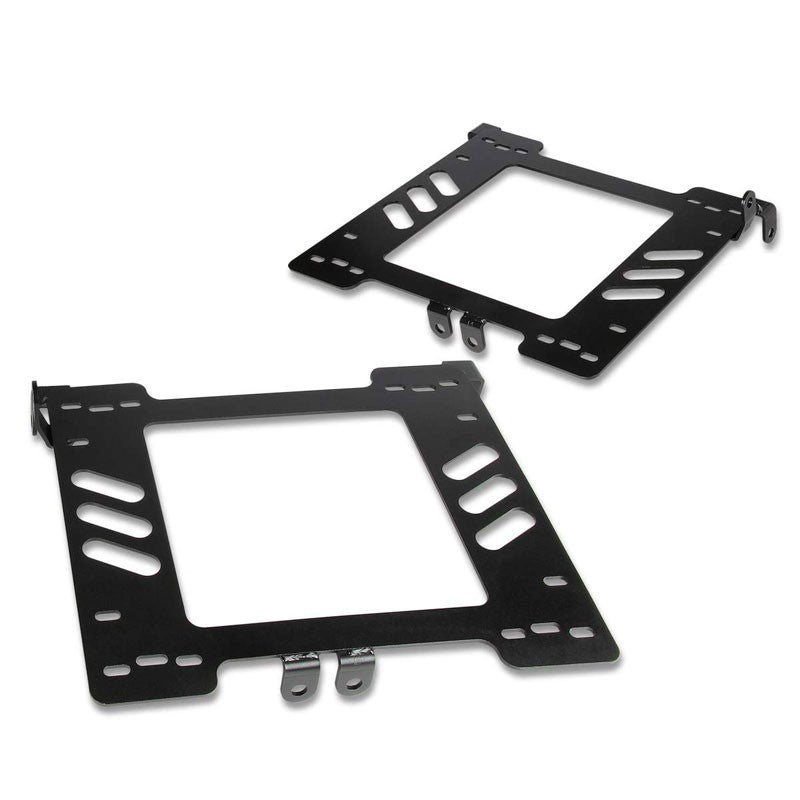 2x Mild Steel Racing Seat Base Mount Bracket Adapter For 99-05 MK4/Beetle/Jetta