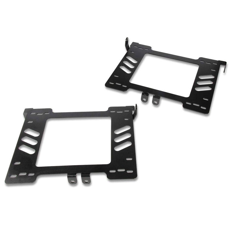 2x Mild Steel Racing Seat Base Mount Bracket Adapter For 99-05 MK4/Beetle/Jetta