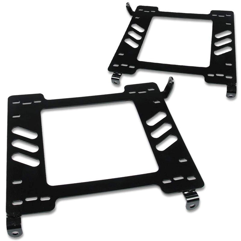 2x Steel Racing Seat Base Mount Bracket Adapter For Toyota 91-95 MR2 W20 Chassis