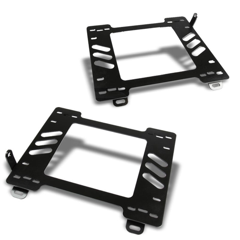 2x Steel Racing Seat Base Mounting Bracket Adapter For Mazda 99-05 MX-5 Miata NB
