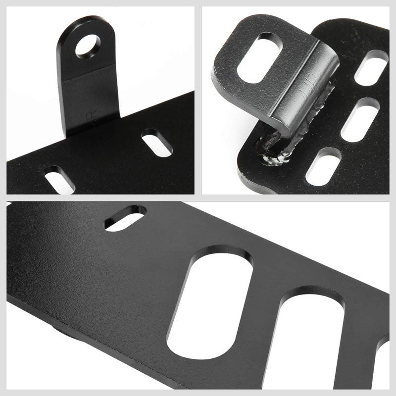 2x Steel Racing Seat Base Mounting Bracket Adapter For Mazda 99-05 MX-5 Miata NB