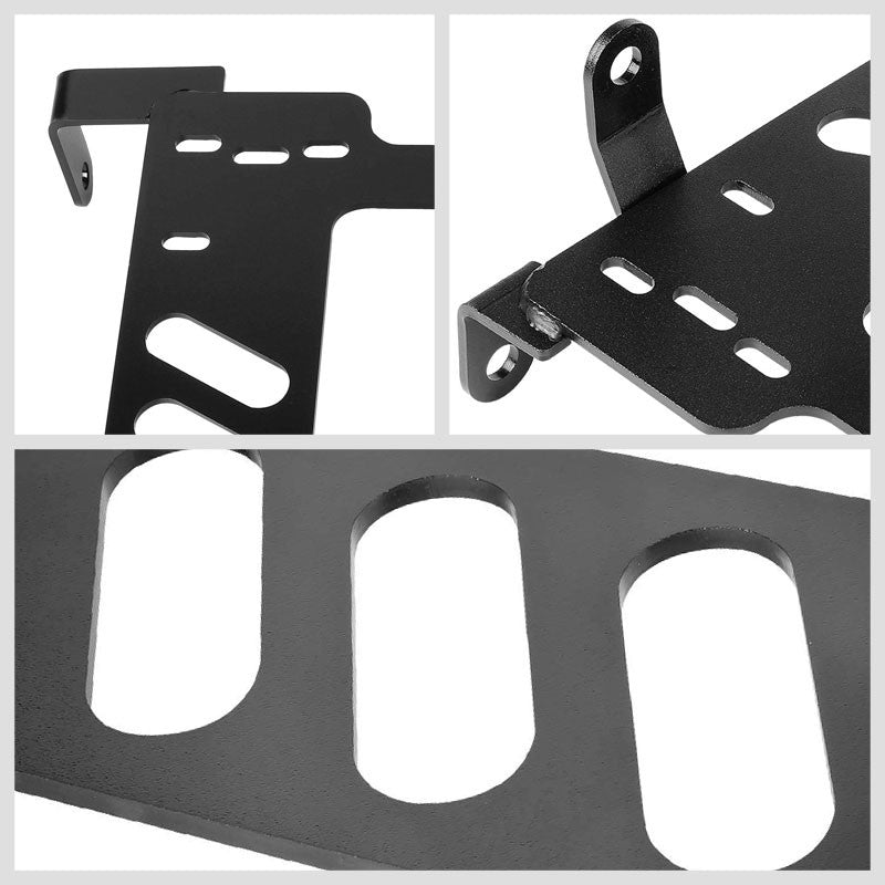 2x Steel Racing Seat Base Mounting Bracket Adapter For VW 93-98 Golf MK3/Jetta