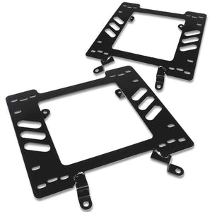 2x Steel Racing Seat Base Mounting Bracket Adapter For Ford 79-98 Mustang PONY