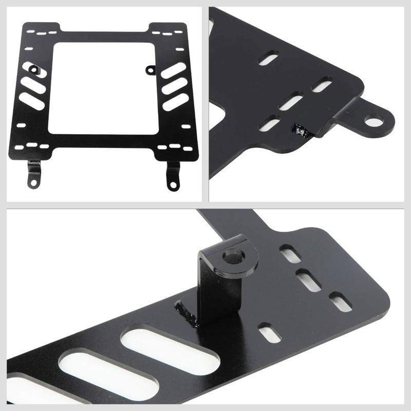 2x Mild Steel Racing Seat Base Mount Bracket For Pontiac 82-92 Firebird V6/V8