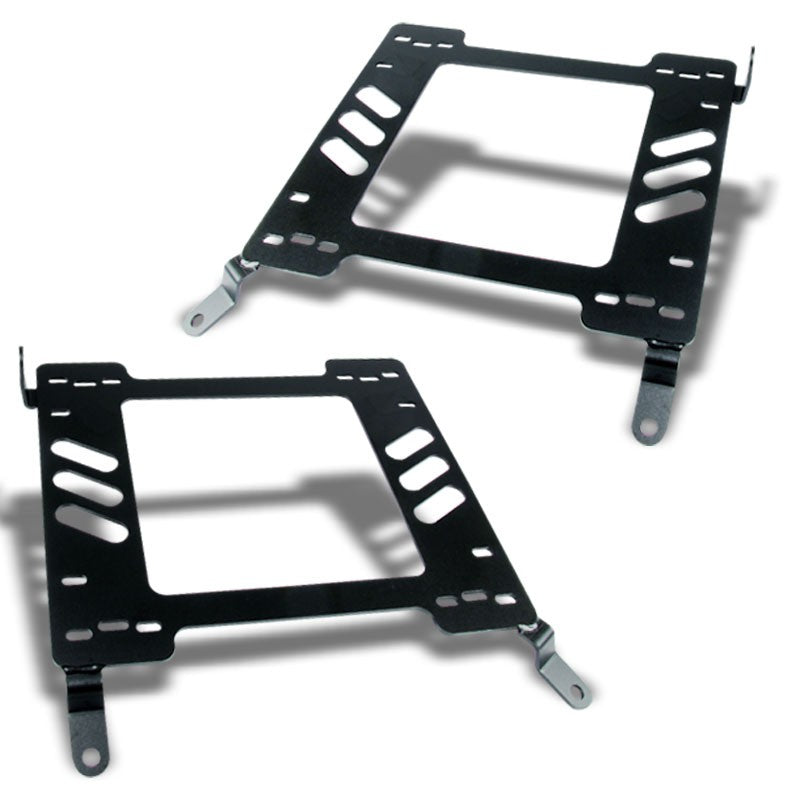 2x Steel Racing Seat Base Mounting Bracket For Mit 00-05 Eclipse 3G 2.4L/3.0L V6