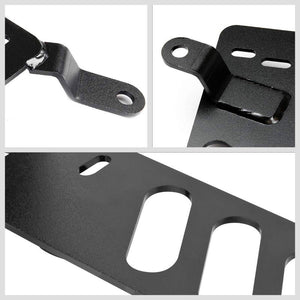 2x Steel Racing Seat Base Mounting Bracket For Mit 00-05 Eclipse 3G 2.4L/3.0L V6