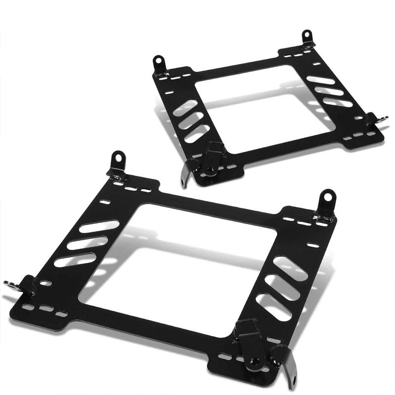 2x Mild Steel Racing Seat Base Mount Bracket Adapter For 94-01 Integra DB/DC