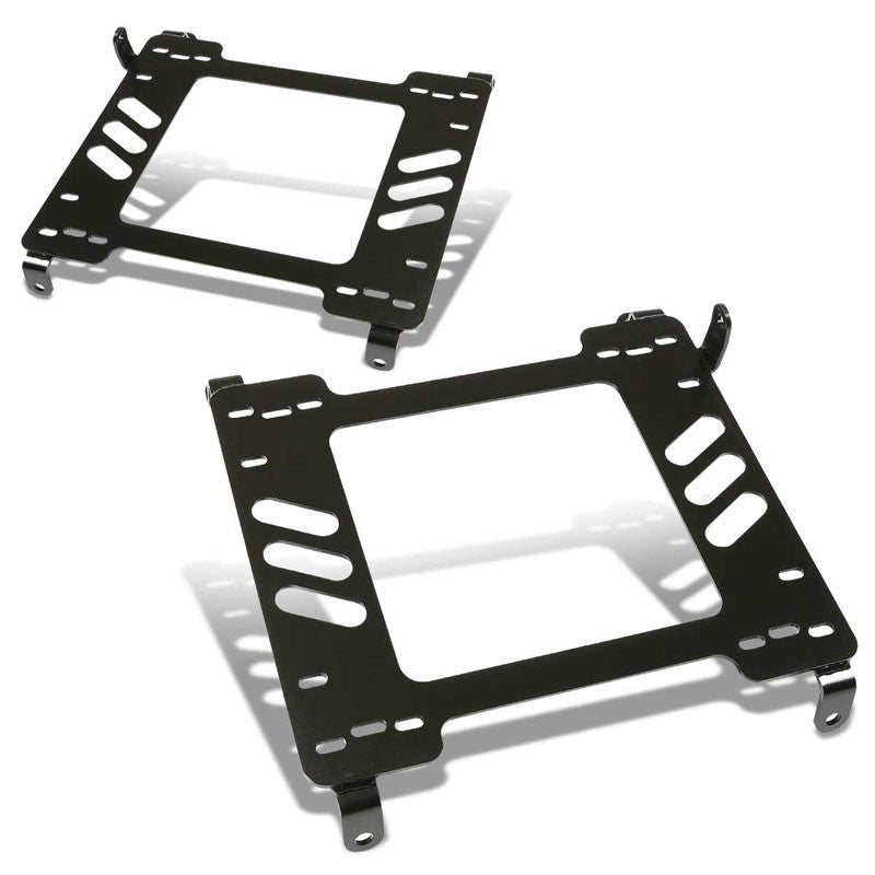 2x Mild Steel Racing Seat Base Mounting Bracket For 05-14 Mustang GT500 S-197