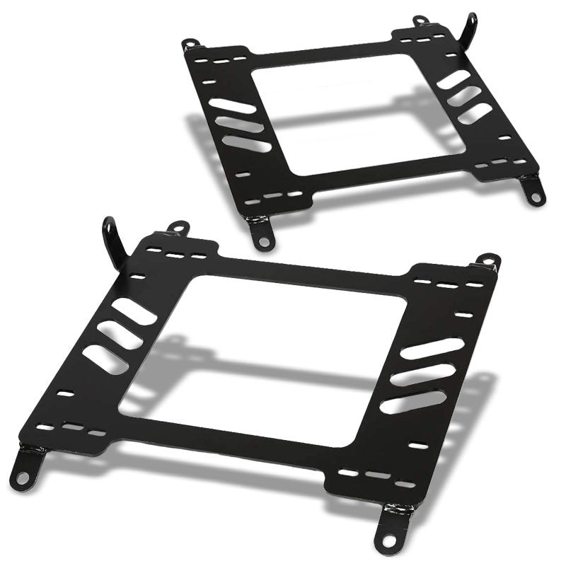 2x Mild Steel Racing Seat Base Mount Bracket Adapter For 03-08 350Z V6 3.5L