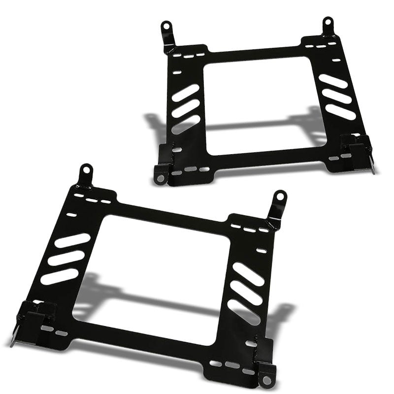 2x Steel Racing Seat Base Mount Bracket For Nissan 89-98 240SX S13/S14 KA24/SR20