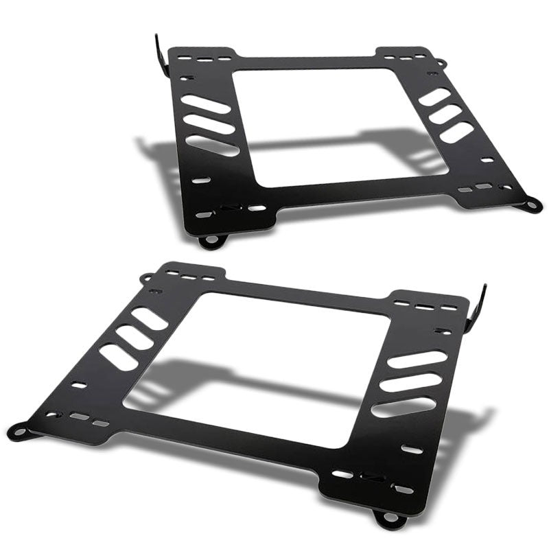 2x Mild Steel Racing Seat Base Mount Bracket Adapter For 99-05 E46 3-Series/M3