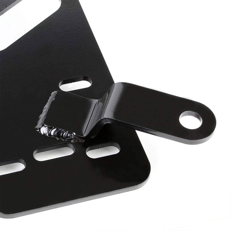 2x Mild Steel Racing Seat Base Mount Bracket Adapter For 99-05 E46 3-Series/M3