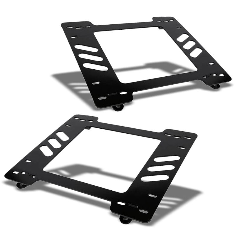 2x Steel Racing Seat Base Mount Bracket For Chevy 67-69 Camaro Z28/Firebird Base