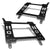 2x Mild Steel Racing Seat Base Mounting Bracket Adapter For 11-18 Ford Focus