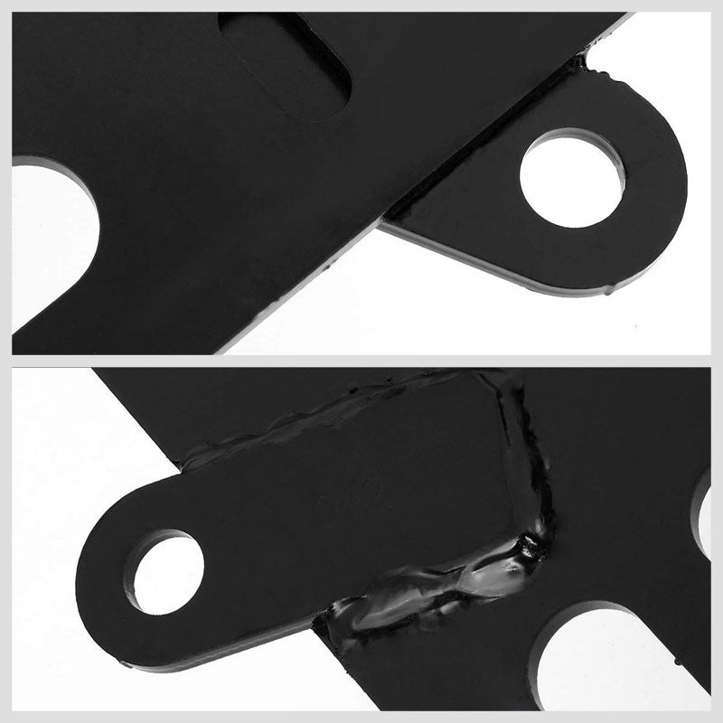 2x Mild Steel Racing Seat Base Mounting Bracket Adapter For 11-18 Ford Focus