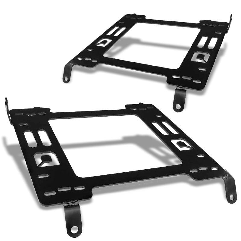2x Mild Steel Racing Seat Base Mounting Bracket Adapter For 12-15 Honda Civic
