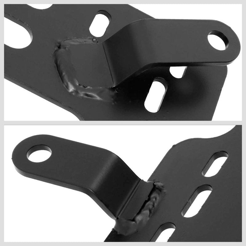 2x Mild Steel Racing Seat Base Mounting Bracket Adapter For 10-16 Genesis Coupe