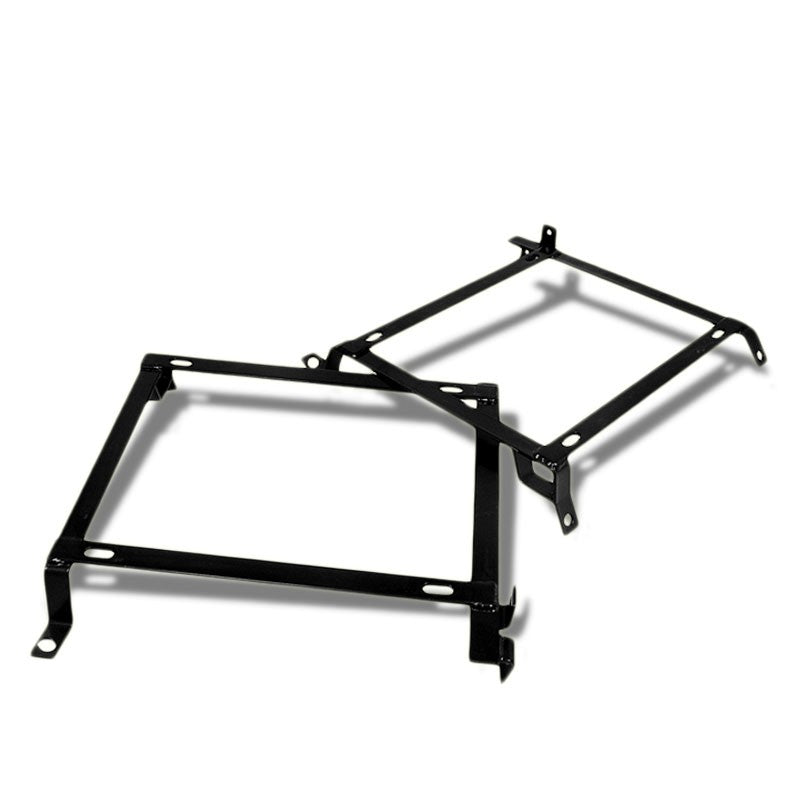 2x Steel Racing Seat Base Mount Bracket Adapter For Nissan 89-98 240SX S13/S14