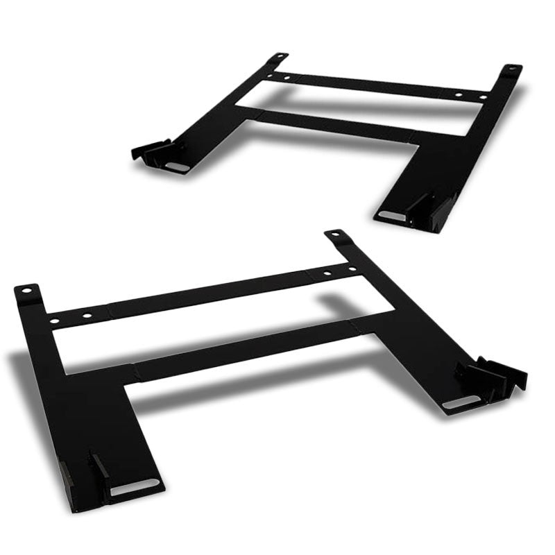 2xMild Steel Bucket Racing Seat Low Base Mounting Bracket For Chevy 05-10 Cobalt