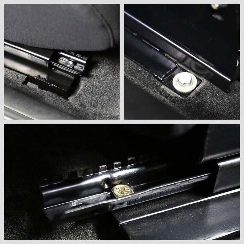 2xMild Steel Bucket Racing Seat Low Base Mounting Bracket For Chevy 05-10 Cobalt