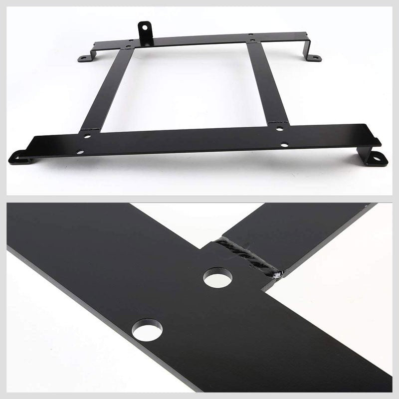 2x Steel Bucket Racing Seat Low Mounting Bracket For Chevy 97-04 Corvette C5 V8