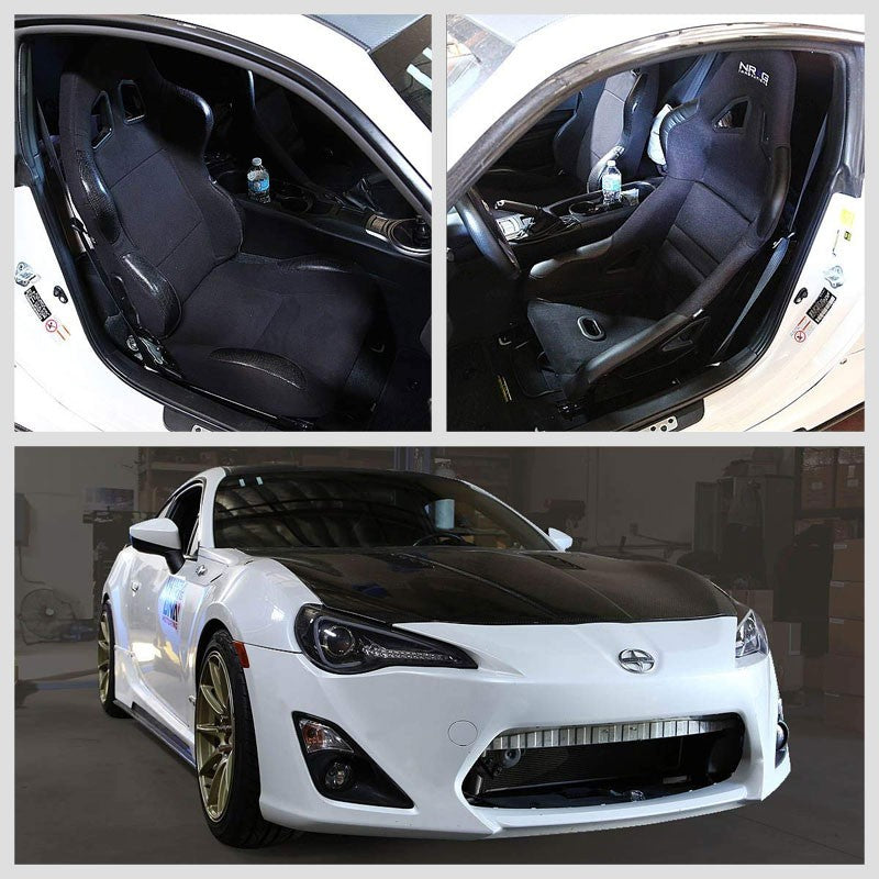 2x Steel Racing Seat Low Mounting Bracket For 13+ Subaru BRZ/Scion FRS/Toyota 86