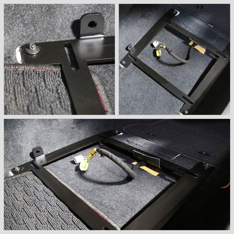 2x Steel Racing Seat Low Mounting Bracket For 13+ Subaru BRZ/Scion FRS/Toyota 86