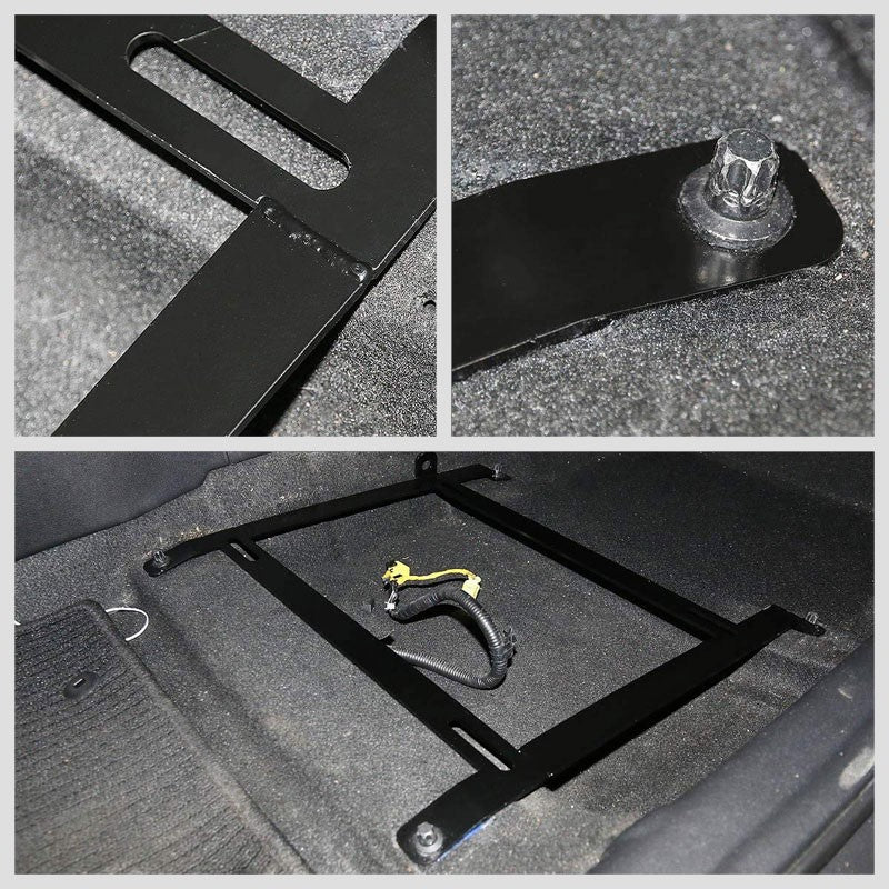 2x Steel Bucket Racing Seat Low Mounting Bracket For 12-16 Veloster Hatchback