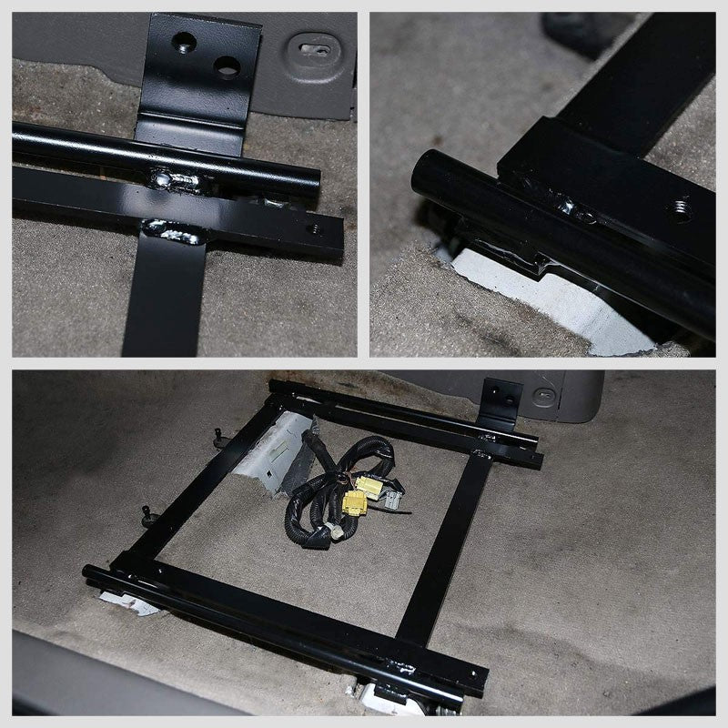 2x Steel Racing Seat Base Mount Bracket Adapter For Acura 02-06 RSX Integra DC5