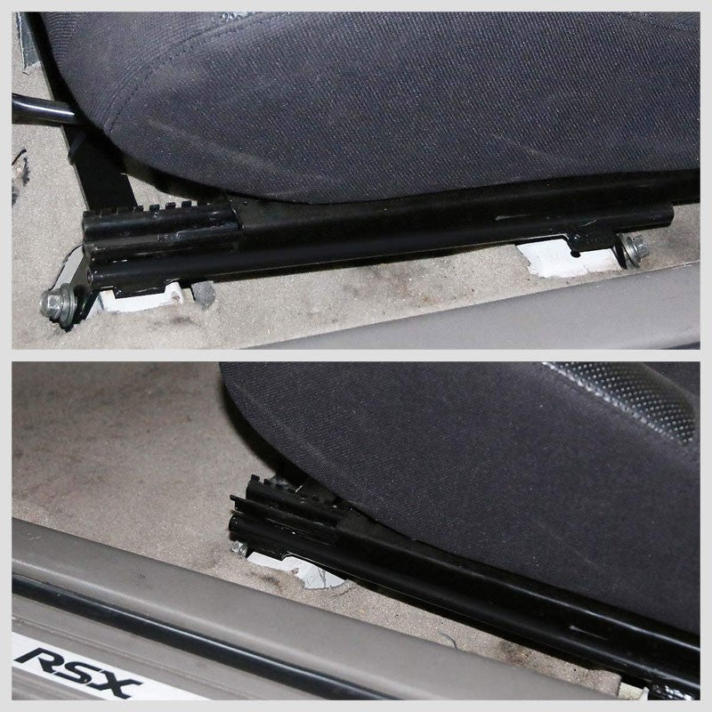 2x Steel Racing Seat Base Mount Bracket Adapter For Acura 02-06 RSX Integra DC5