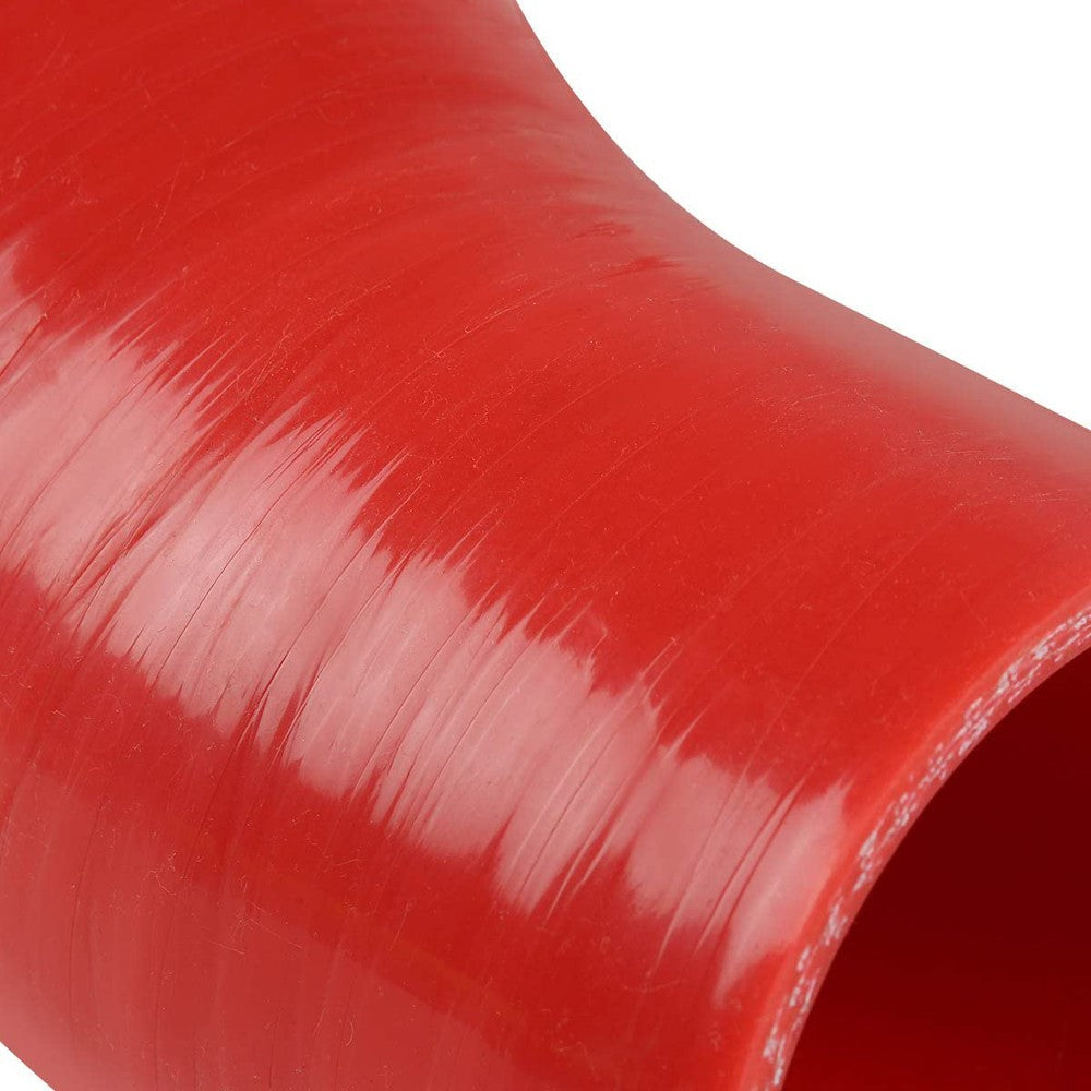 4-Ply Nylon Red Intercooler Hose Kit Full 5mm Thickness For 05-06 Lancer EVO 8/9