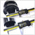 Megan Racing Universal Muffler Silencer 3.75" W for 4" Tip 2.5" Inlet Muffler