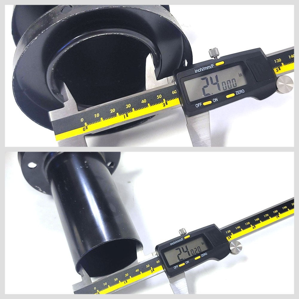 Megan Racing Universal Muffler Silencer 4.25" W for 4.5" Tip 2.5" Inlet Muffler