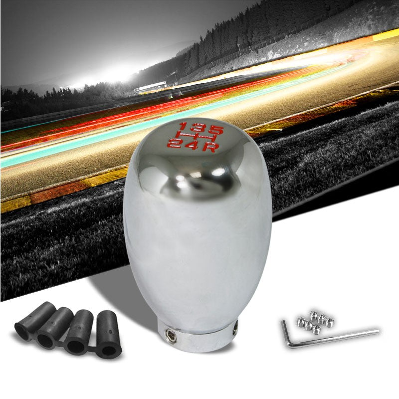 Megan Short Shifter+Chrome Type-R/Red 5-Speed Knob For 93-95 Mazda RX-7 FD35 MT-Shifter Components-BuildFastCar