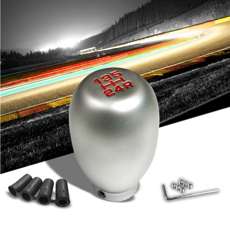 Megan Short Shifter+Silver Type-R/Red 5-Speed Knob For 93-95 Mazda RX-7 FD35 MT-Shifter Components-BuildFastCar