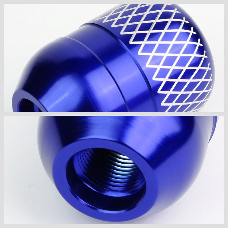 Megan Short Shifter+Blue Net/White 5-Speed Knob For 93-95 Mazda RX-7 FD35 MT-Shifter Components-BuildFastCar