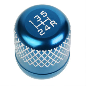 Manzo Short Shifter+Light Blue Net/White 5-Speed Knob For 83-87 Corolla GTS MT-Shifter Components-BuildFastCar