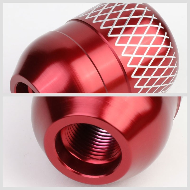 Megan Short Shifter+Red Net/White 5-Speed Knob For 93-95 Mazda RX-7 FD35 MT-Shifter Components-BuildFastCar