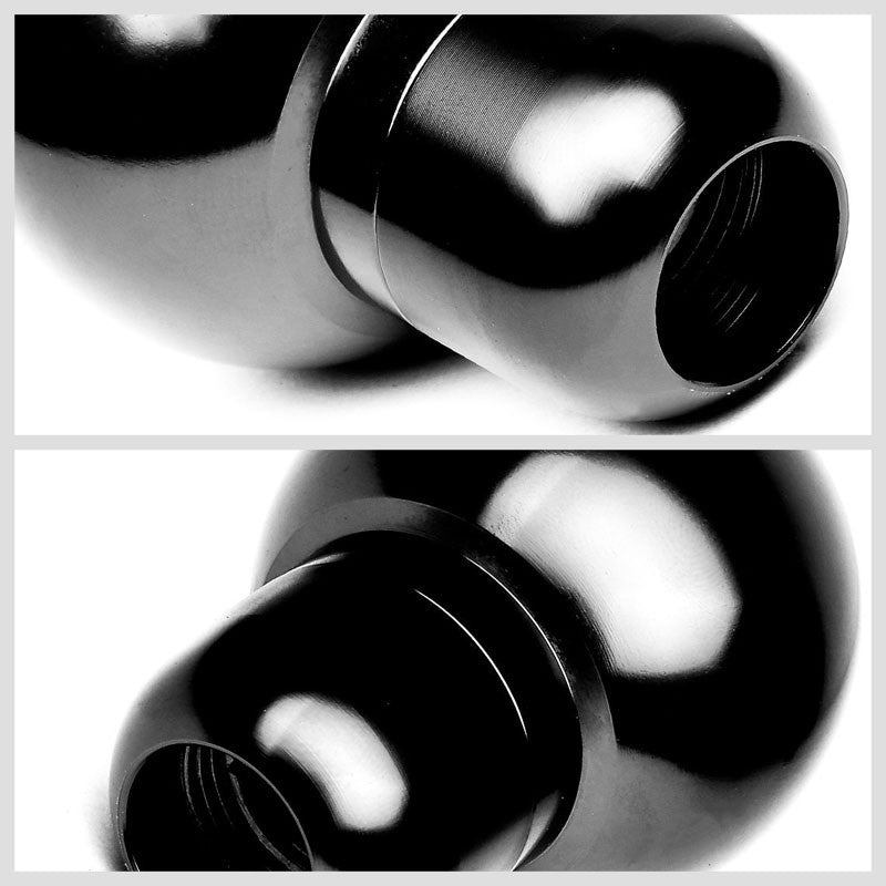Black Round Clear Pattern Shift Knob+Short Throw Shifter For 17+ Toyota 86 GT86-Shifter Components-BuildFastCar-BFC-SHT-TOY86+SHIFTKNOB-ROUNDC-BK