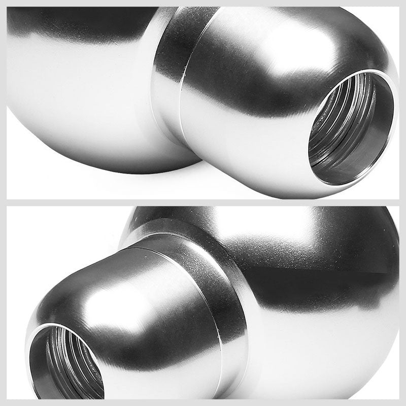 Chrome Round Clear Pattern Shift Knob+Short Throw Shifter For 13-19 Subaru BRZ-Shifter Components-BuildFastCar-BFC-SHT-TOY86+SHIFTKNOB-ROUNDC-CH