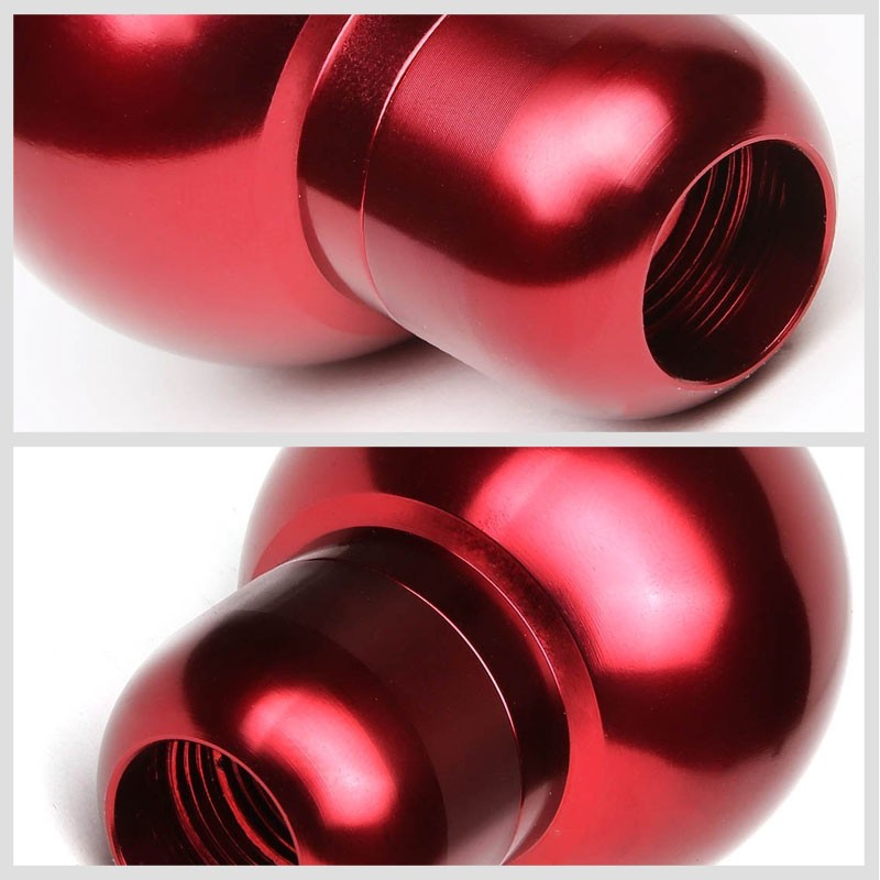 Manzo Short Shifter+Red Round/White 5-Speed Knob For 83-87 Corolla GTS AE86 MT-Shifter Components-BuildFastCar