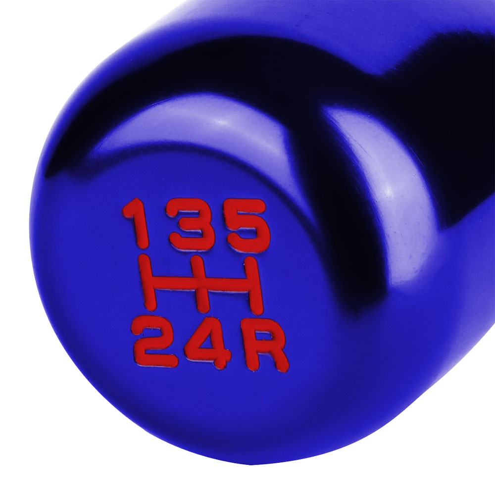 JDM Type-R Style Blue Multi Thread Insert Manual 5-Speed Pattern Shift Knob